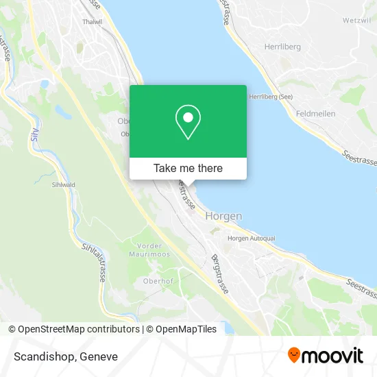 Scandishop map