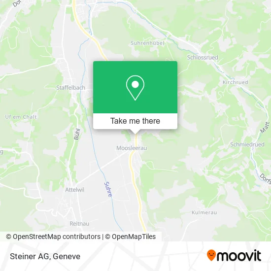 Steiner AG map