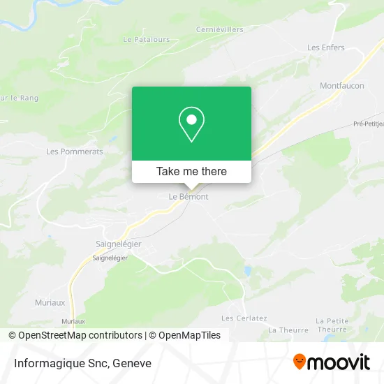 Informagique Snc map