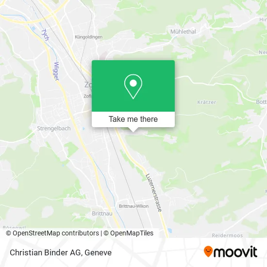 Christian Binder AG map
