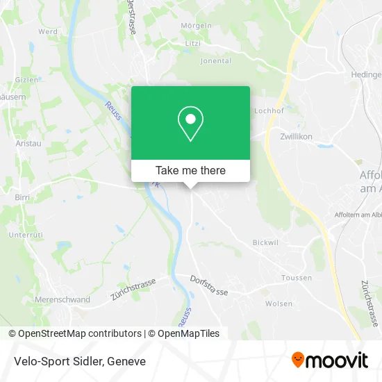 Velo-Sport Sidler map