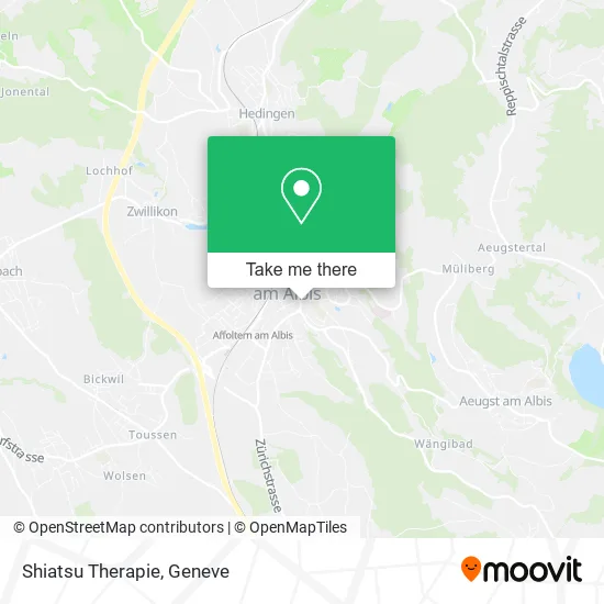 Shiatsu Therapie map