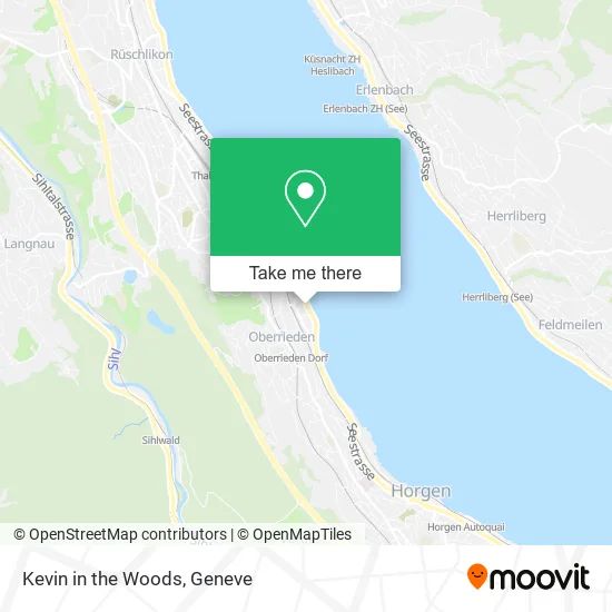 Kevin in the Woods map