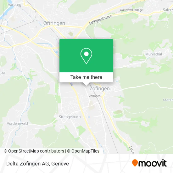 Delta Zofingen AG map