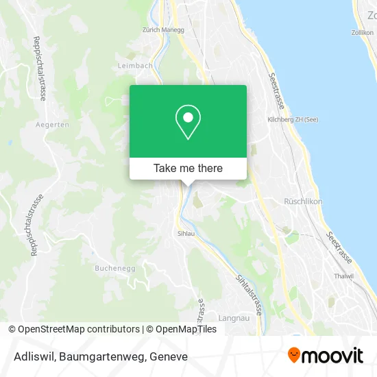 Adliswil, Baumgartenweg map