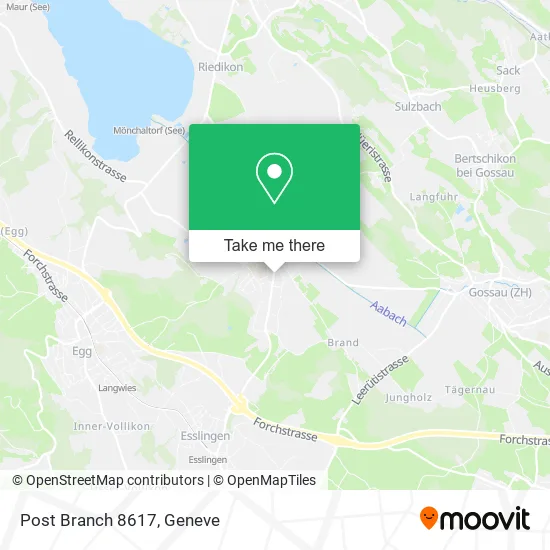 Post Branch 8617 map