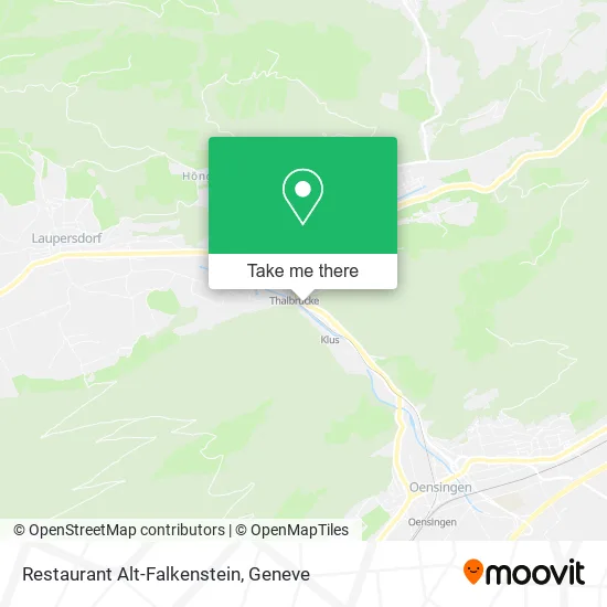 Restaurant Alt-Falkenstein map