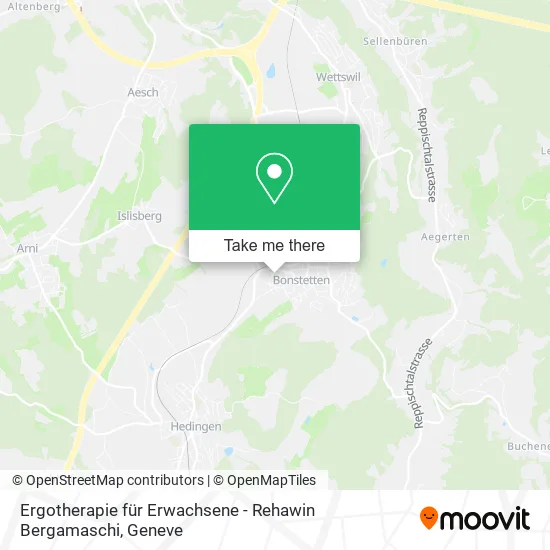 Ergotherapie für Erwachsene - Rehawin Bergamaschi map