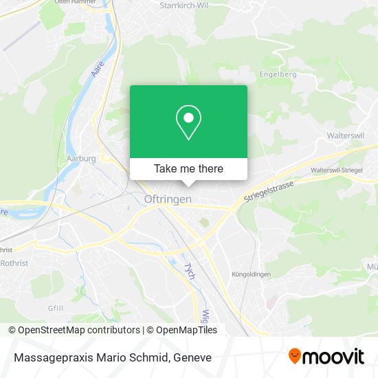 Massagepraxis Mario Schmid map