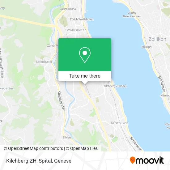 Kilchberg ZH, Spital map