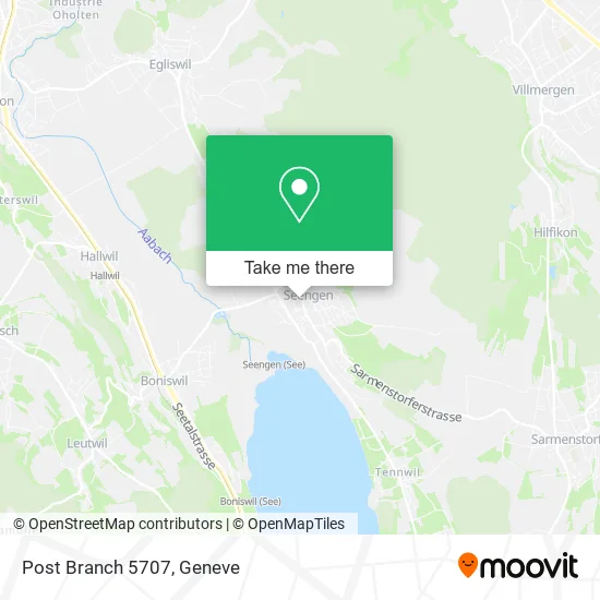 Post Branch 5707 map