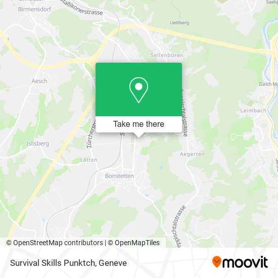 Survival Skills Punktch map
