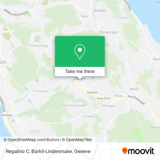 Regalino C. Bürkli-Lindenmaier map