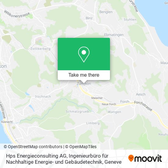 Hps Energieconsulting AG, Ingenieurbüro für Nachhaltige Energie- und Gebäudetechnik map