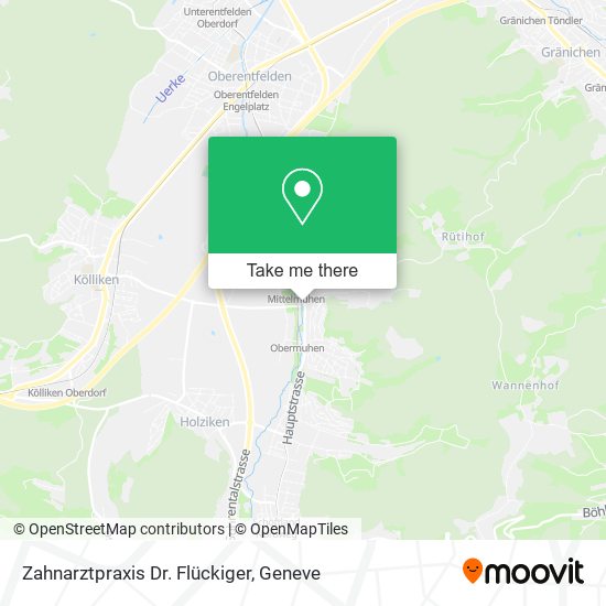 Zahnarztpraxis Dr. Flückiger map
