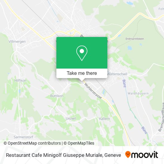 Restaurant Cafe Minigolf Giuseppe Muriale map