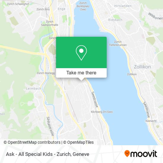 Ask - All Special Kids - Zurich map