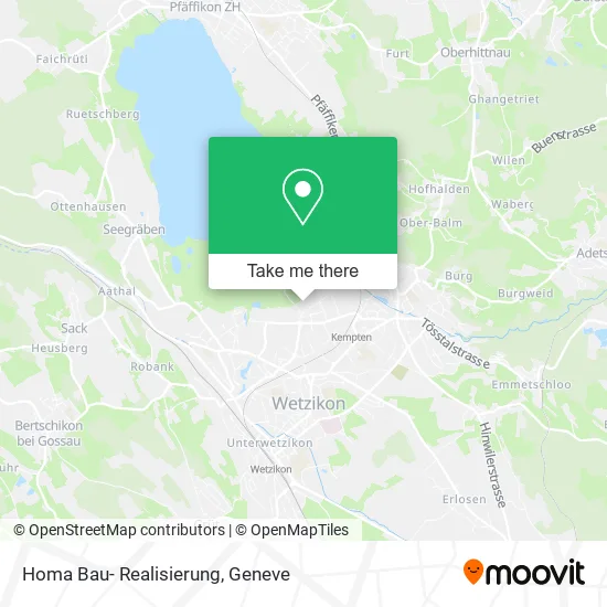 Homa Bau- Realisierung map