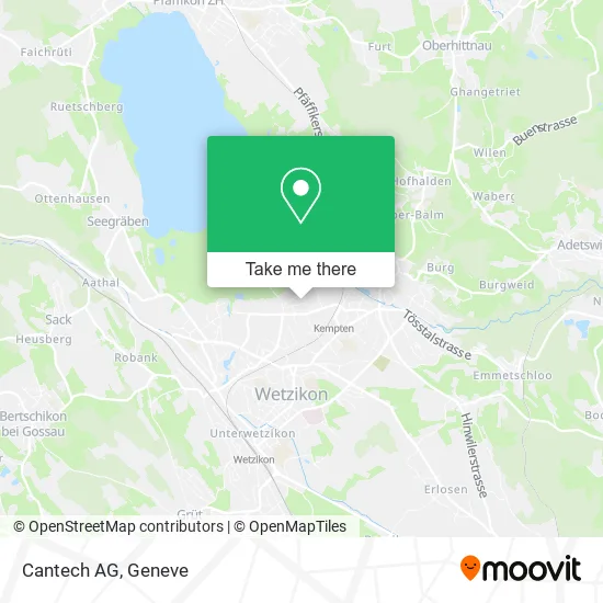 Cantech AG map