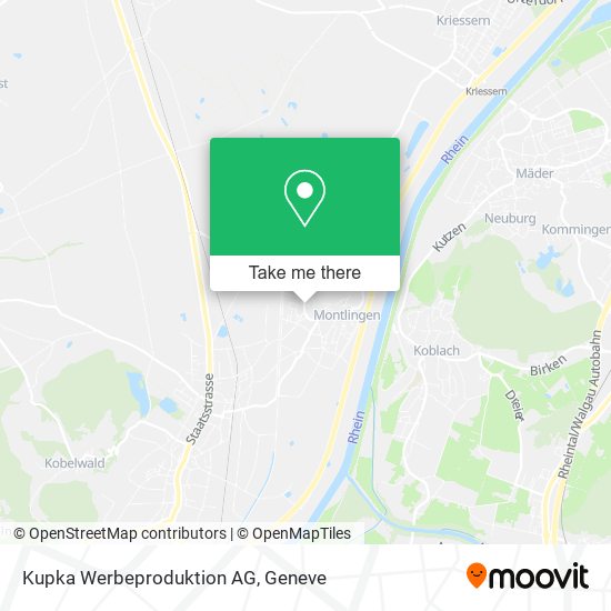 Kupka Werbeproduktion AG map