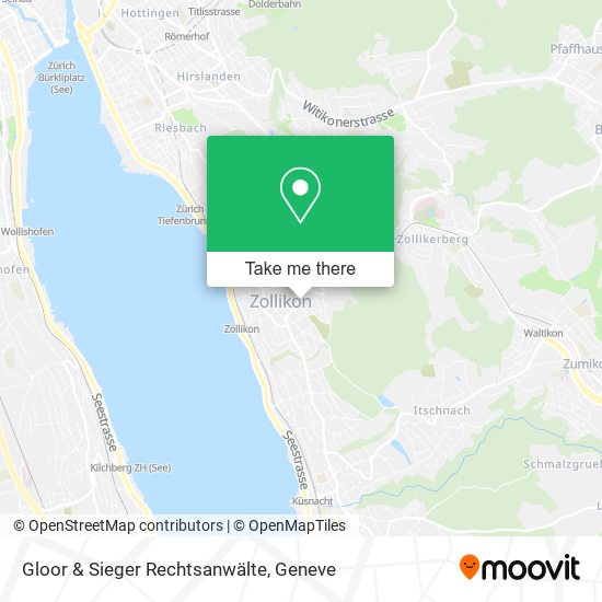 Gloor & Sieger Rechtsanwälte map