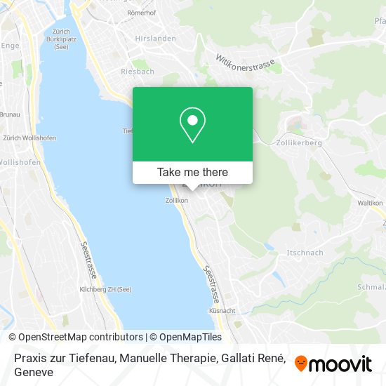 Praxis zur Tiefenau, Manuelle Therapie, Gallati René map