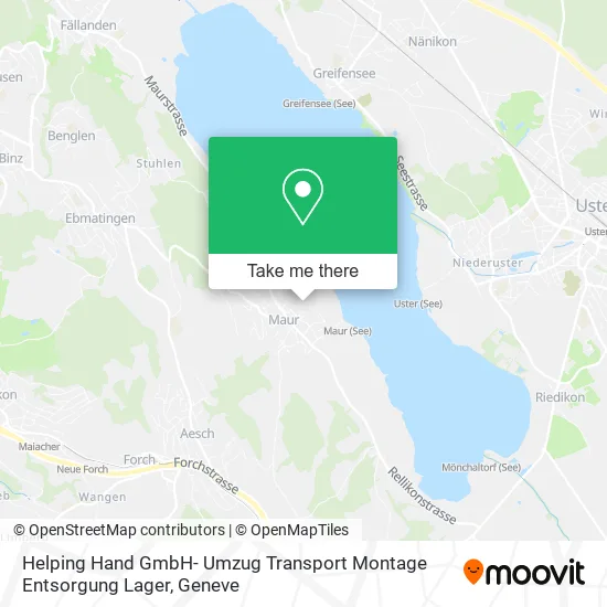 Helping Hand GmbH- Umzug Transport Montage Entsorgung Lager map