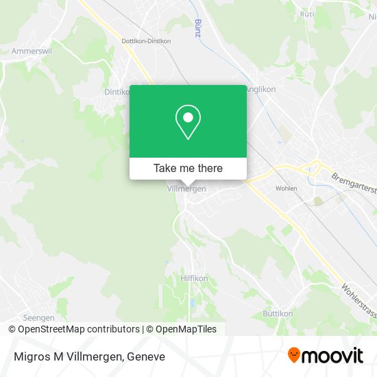 Migros M Villmergen map