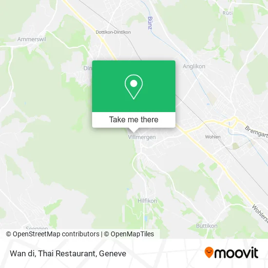 Wan di, Thai Restaurant map