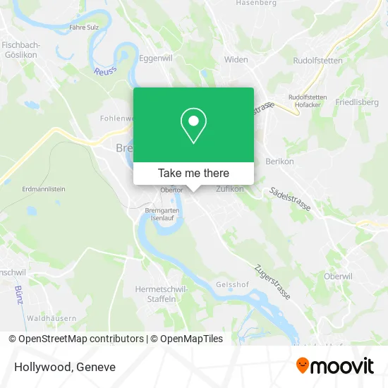 Hollywood map