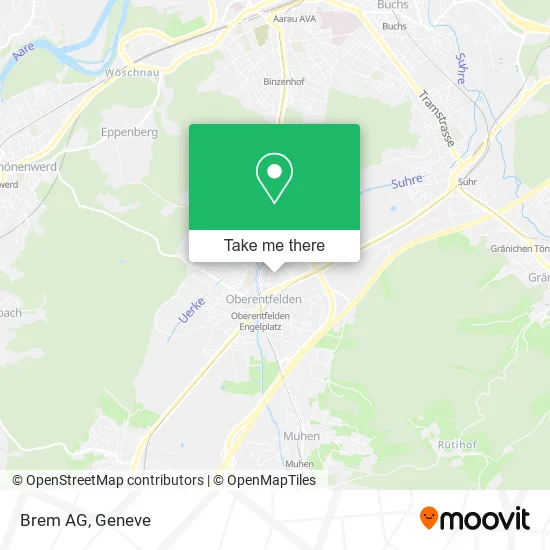 Brem AG map
