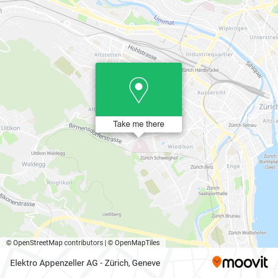 Elektro Appenzeller AG - Zürich map