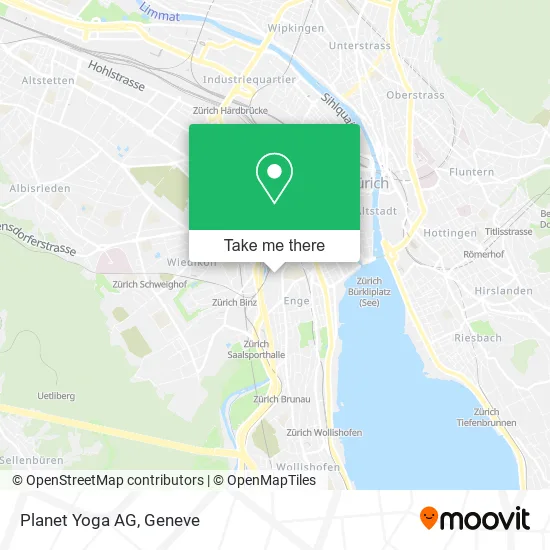 Planet Yoga AG map