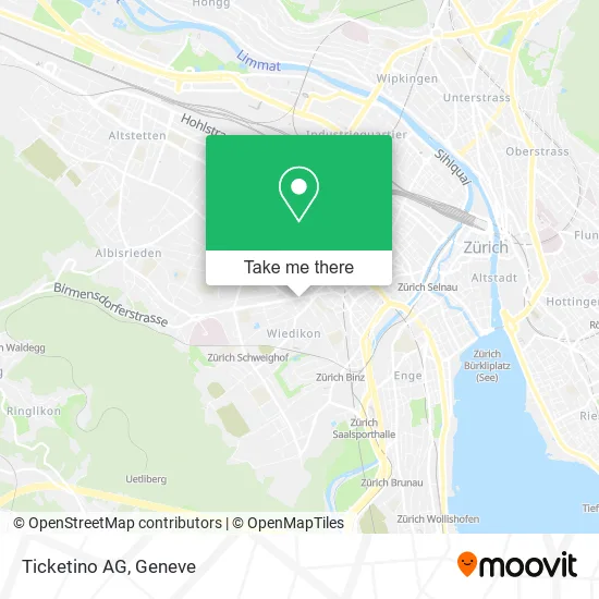 Ticketino AG map