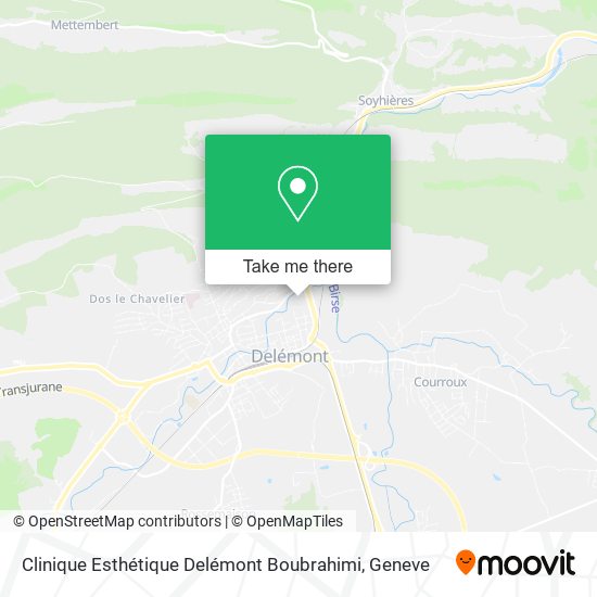 Clinique Esthétique Delémont Boubrahimi map