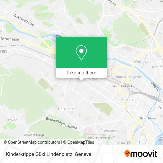 Kinderkrippe Güxi Lindenplatz map