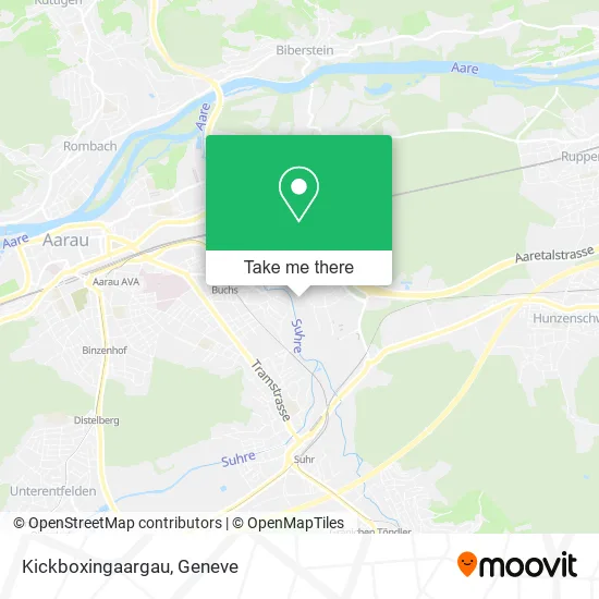 Kickboxingaargau map