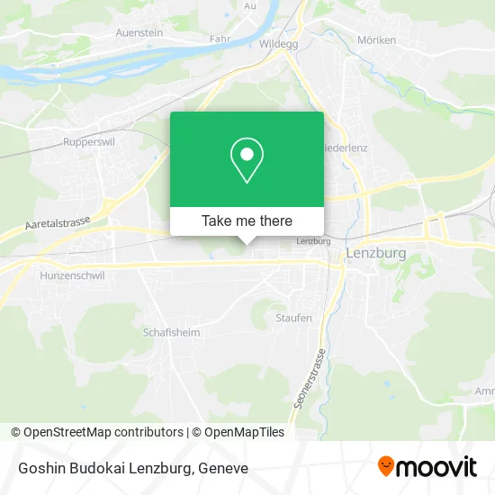 Goshin Budokai Lenzburg map