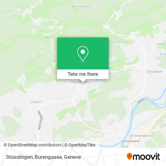 Stüsslingen, Burengasse map