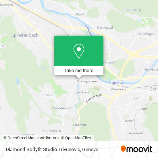 Diamond Bodyfit Studio Trivunovic map