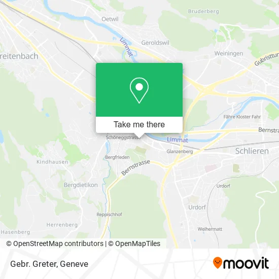 Gebr. Greter map