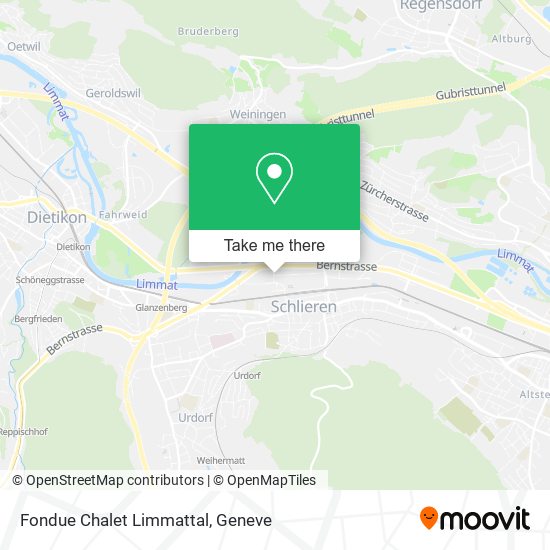Fondue Chalet Limmattal map