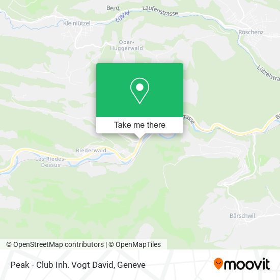 Peak - Club Inh. Vogt David map