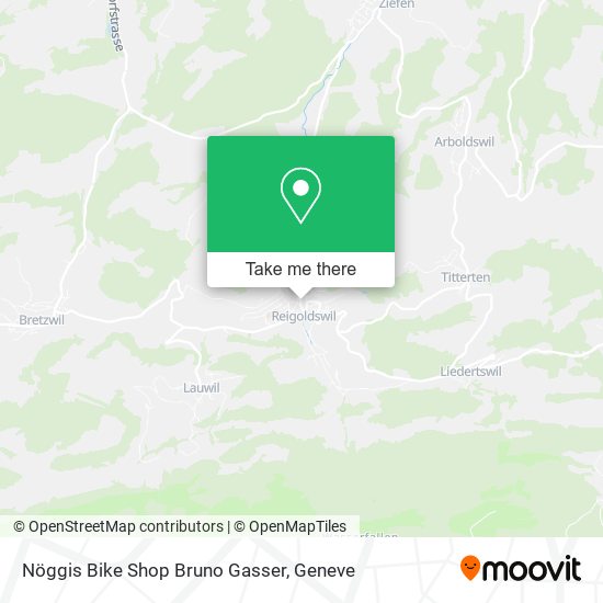 Nöggis Bike Shop Bruno Gasser map