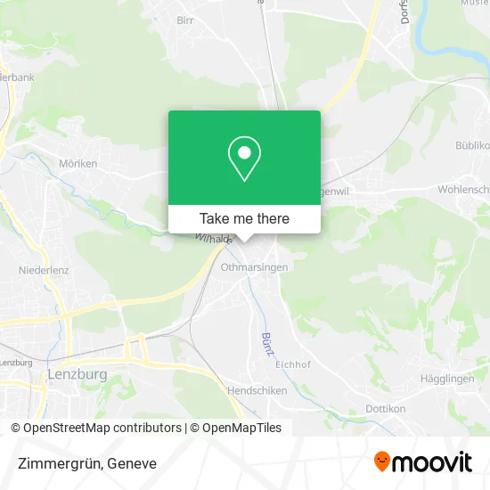 Zimmergrün map