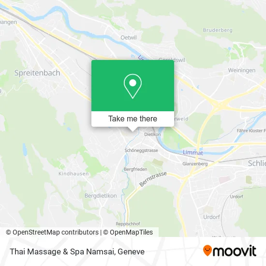 Thai Massage & Spa Namsai map