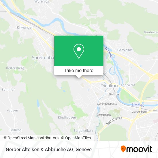 Gerber Alteisen & Abbrüche AG map