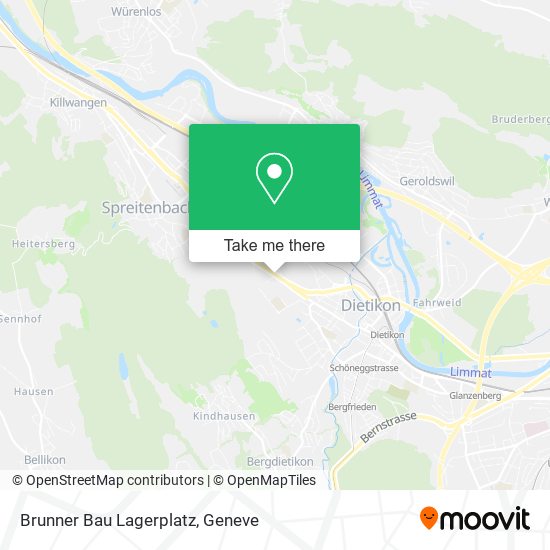 Brunner Bau Lagerplatz map