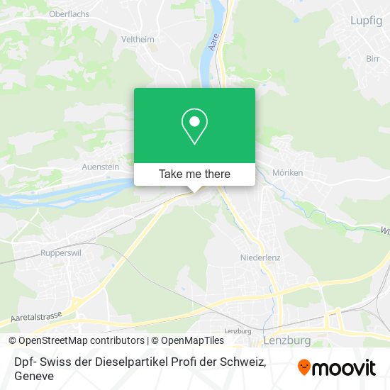 Dpf- Swiss der Dieselpartikel Profi der Schweiz map