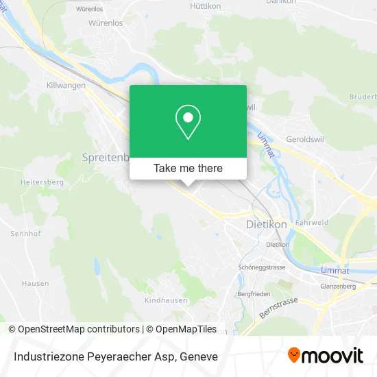 Industriezone Peyeraecher Asp map